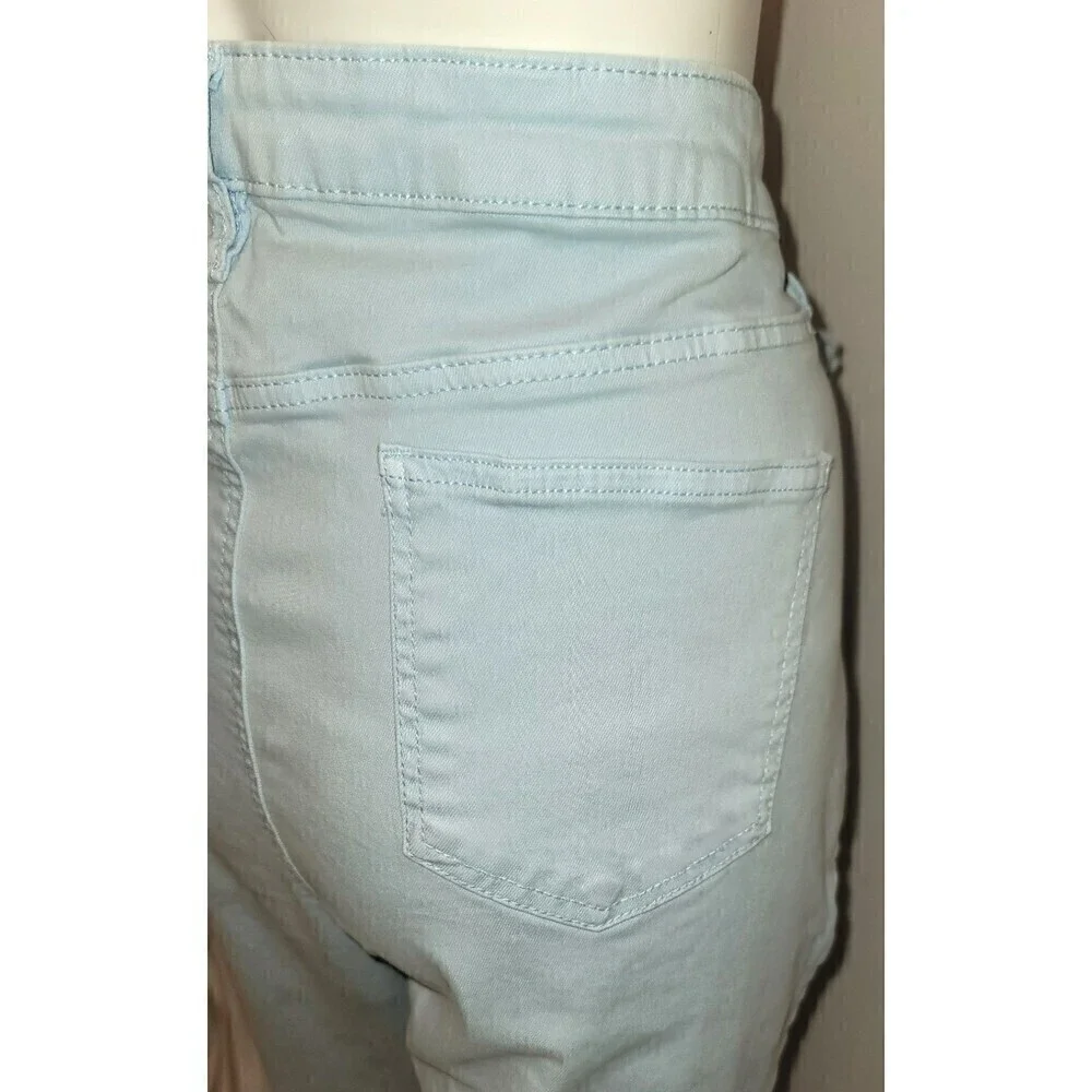 Buffalo David Bitton Jeans Fog Blue High Rise Havana Ankle Jeans - Size 16